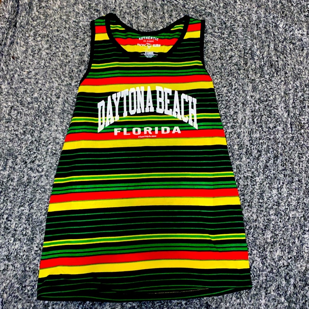 Daytona beach tank top/bathing suit cover. Size XL fits like Large